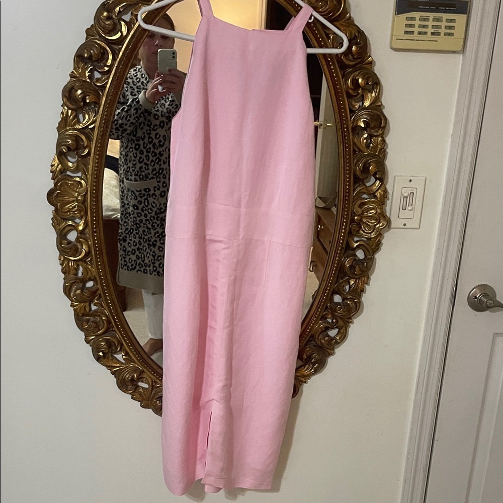 Ann Taylor Pink Midi Dress